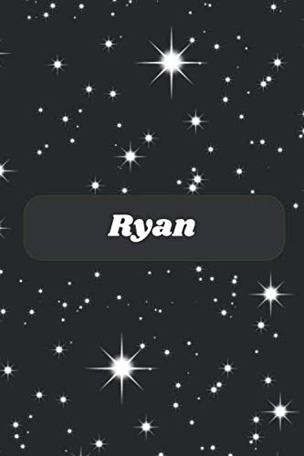 Ryan Lined Notebook,Journaling, Doodling or Sketching: Perfect Inexpensive Christmas Gift, 120 Page, 6x9 Essays & Short Stories