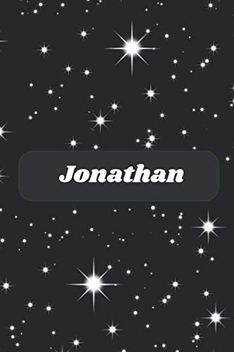 Jonathan Lined Notebook,Journaling, Doodling or Sketching: Perfect Inexpensive Christmas Gift, 120 Page, 6x9 Essays & Short Stories
