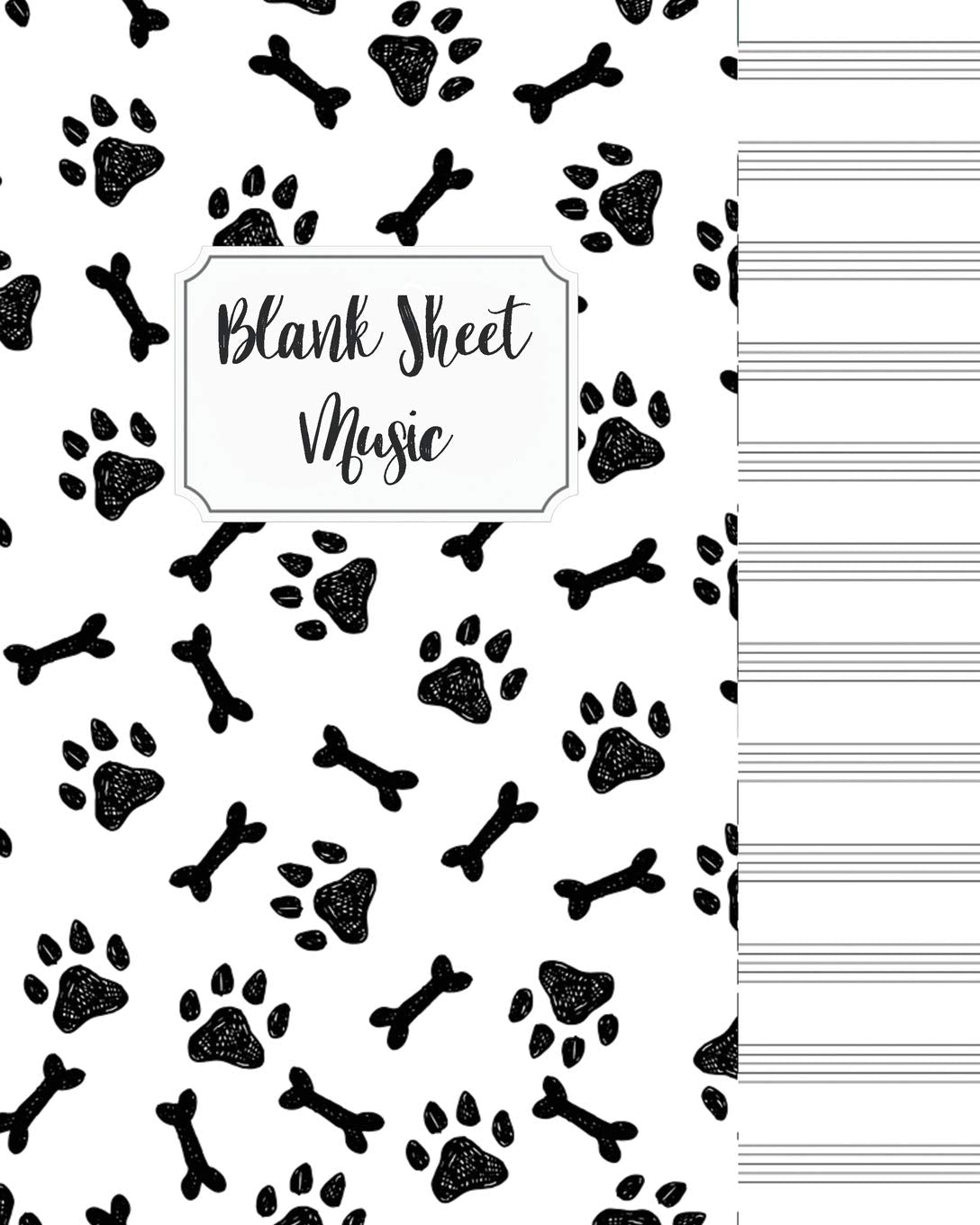 Blank Sheet Music Composition Manuscript Staff Paper Art Music Christmas Notebook Birthday Gift: Sheet Music Notebook / Journal Gift, 100 Pages, 8x10, Soft Cover, Matte Finish Essays & Short Stories