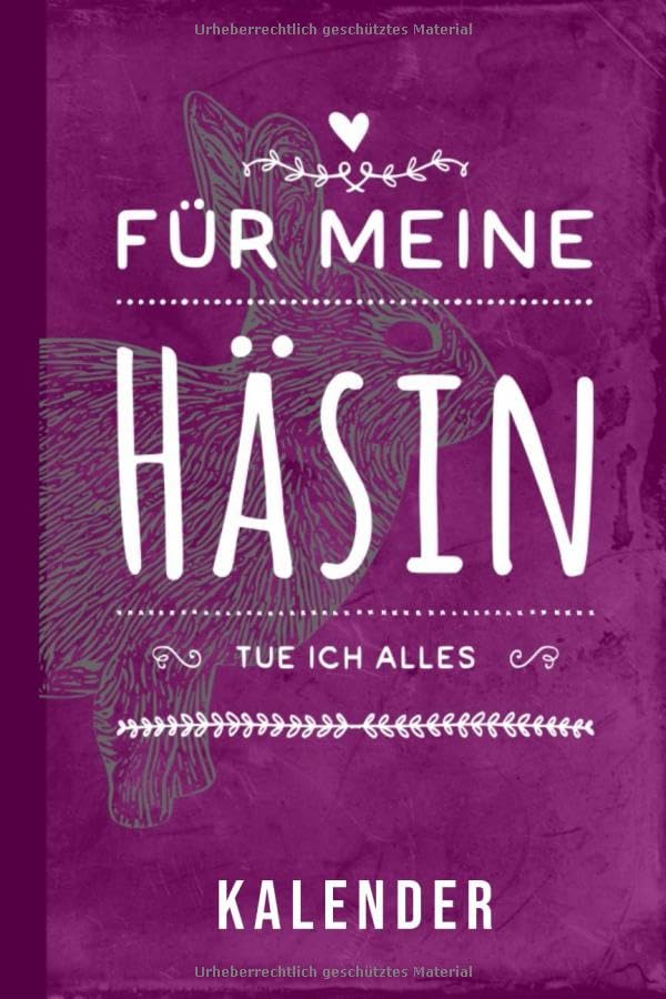 Kalender Für meine Häsin tue ich alles: Kaninchen Häschen Hoppler (Kaninchenzucht 2020, Band 1) Pets