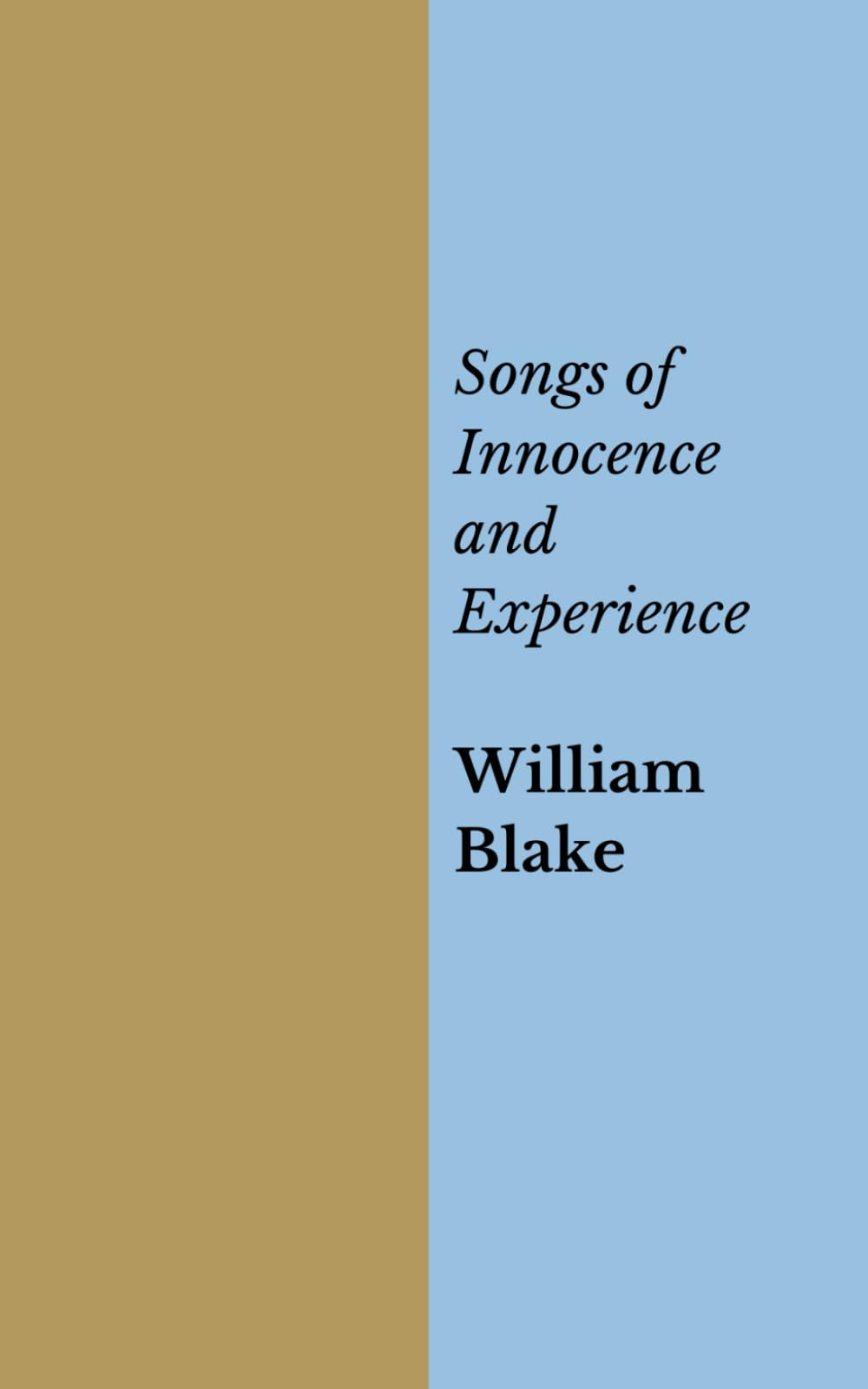 Songs of Innocence and Experience Poetry
