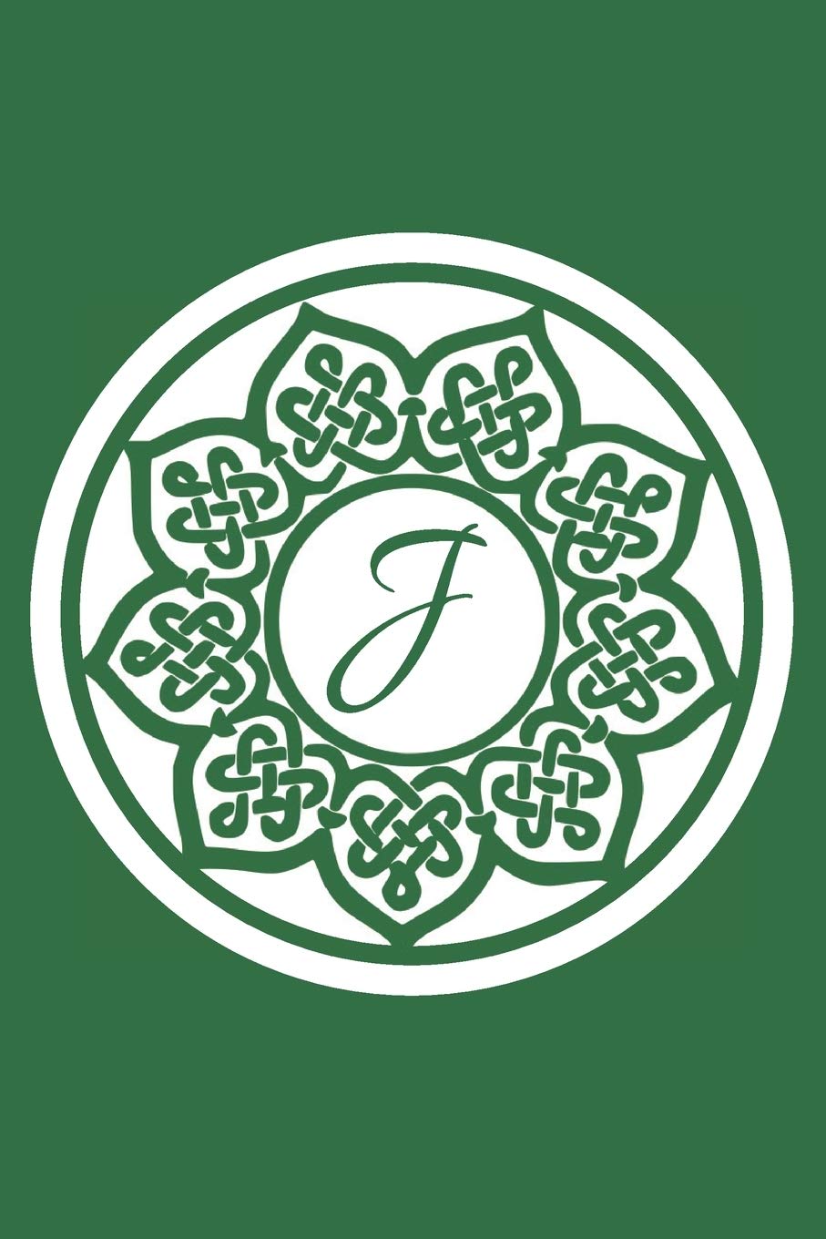 J: Initial J Monogram Notebook Journal Gift Circular Celtic Knot design (Celtic Knot Monogram Journals, Band 10) Lifestyle