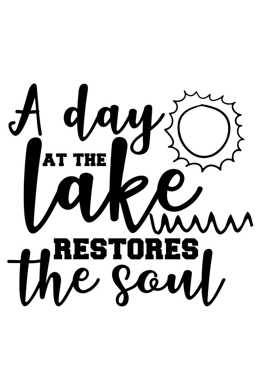 A Day At The Lake Restores The Soul: Weekly Planner 2020, Organizer With Notes, Great Productivity Gift For Busy Professionals, New Employees, Workplace Office Gift Business, Finance & Career