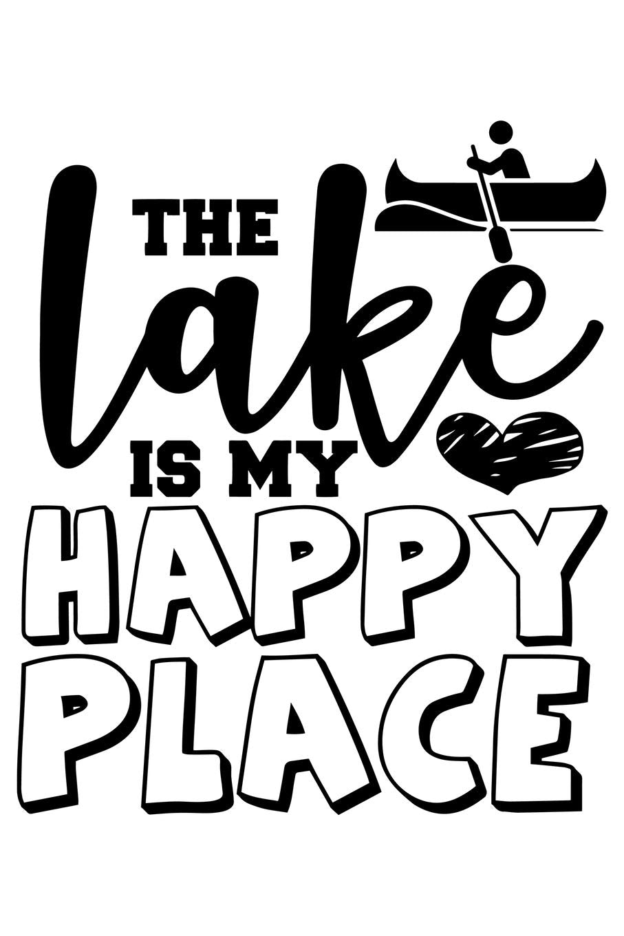 The Lake Is My Happy Place: Weekly Planner 2020, Organizer With Notes, Great Productivity Gift For Busy Professionals, New Employees, Workplace Office Gift Business, Finance & Career