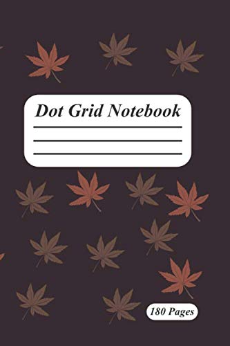 Dot grid paper composition notebook with small blank white box in middle: Dotted ruled paper 180 pages Essays & Short Stories