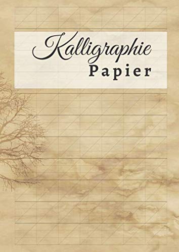 Kalligraphie Papier: DIN A4 Übungsheft | 110 Seiten | Schönschreiben Handlettering Übungspapier Schreibschrift Film, Art & Culture
