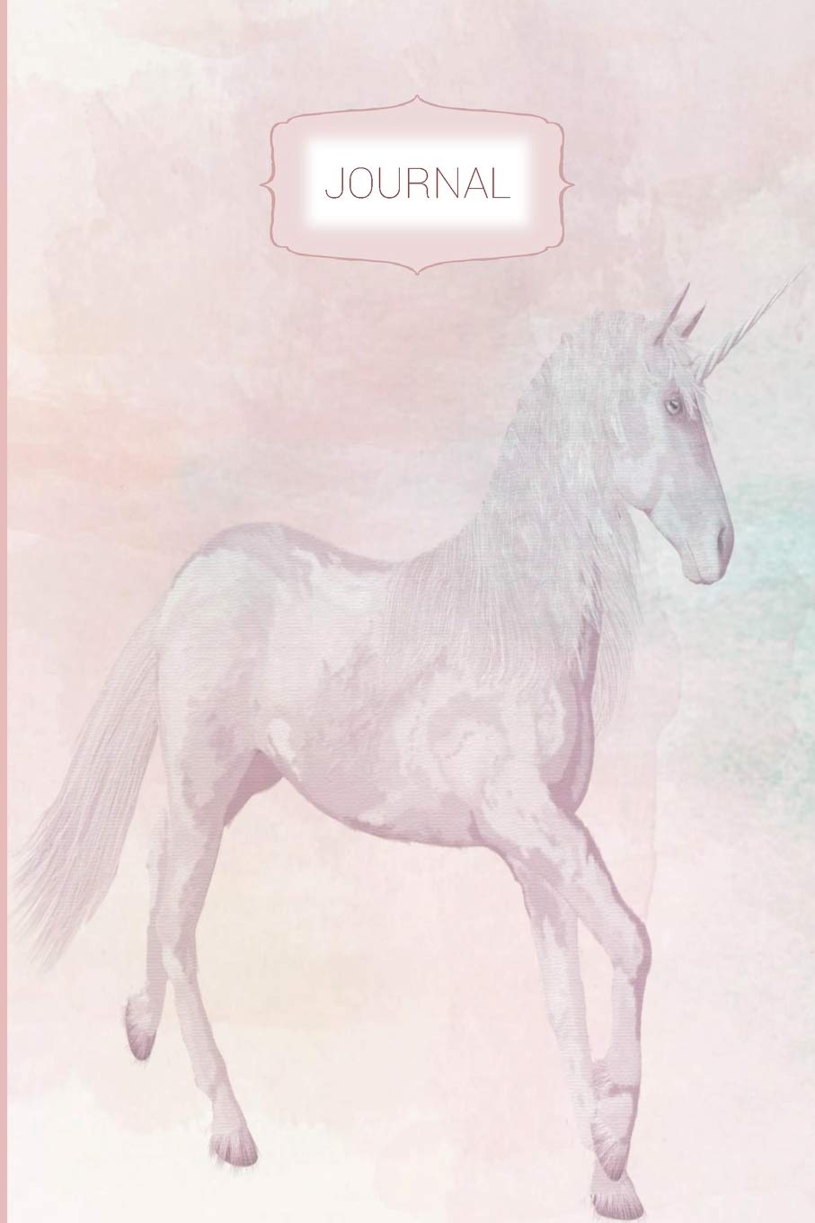 Journal: Unicorn Dot Grid Journal Gift Notebook, Dotted Grid Bullet Notebook, Pink Unicorn 6x9 Notebook Books