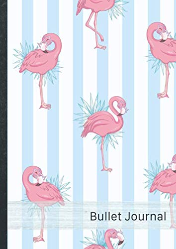 Bullet Journal: Dot Grid Notebook Pages • Over 100 dotted pages • Design „Flamingos 107“ • Size A4 (21 x 29,7 cm) • Perfect for Planner, Bullet ... List, Writing, Sketching. Do it yourself! DIY Film, Art & Culture