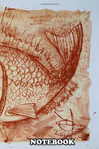 Notebook: Fish , Journal for Writing, College Ruled Size 6" x 9", 110 Pages Books