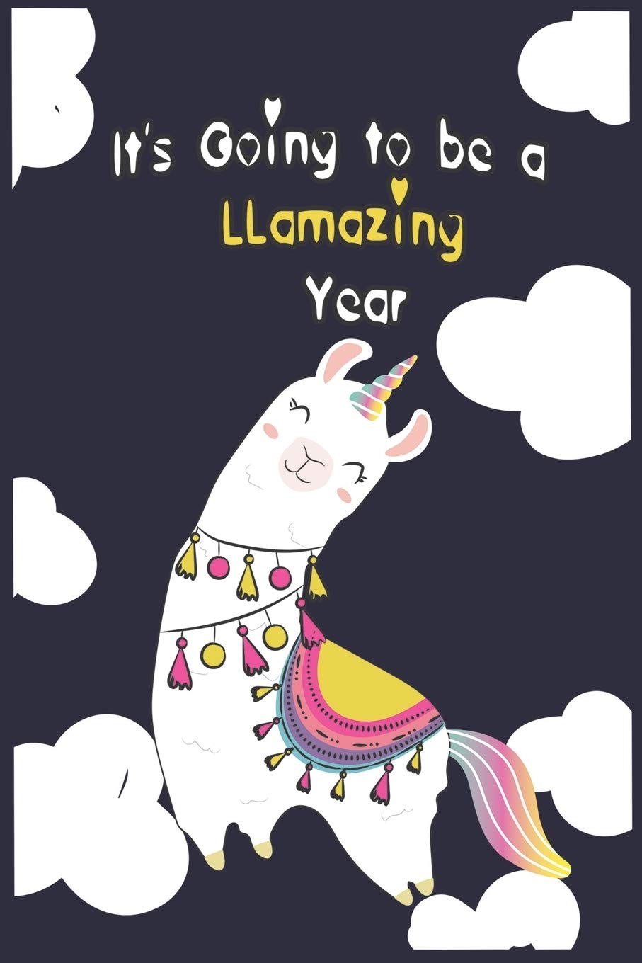 It's Going to be a llamazing Year: Llama Composition Notebook - cute Llama Journal, Birthday Gift for Girls 120 Pages of 6×9 inch Blank Paper, SoftCover, Matte-Finish Essays & Short Stories