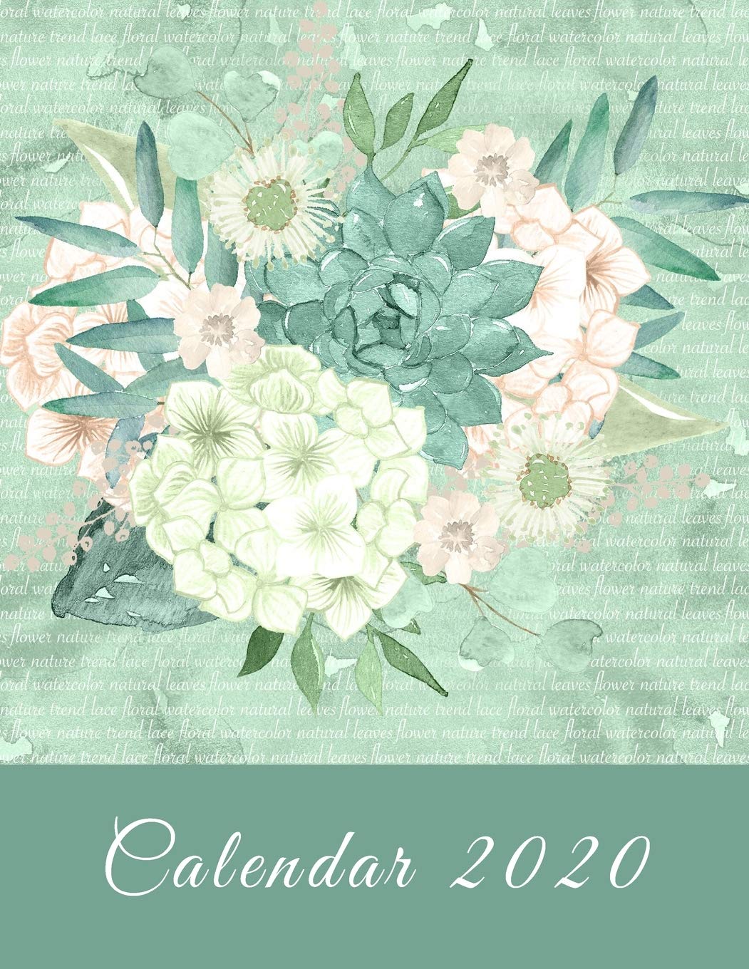 Calendar 2020: Monthly and Weekly Planner 2020. With 12 Month and 52 Week Planner and Notebook / Diary / Log / Journal for 2020. Organize and Plan Your Activities Film, Art & Culture
