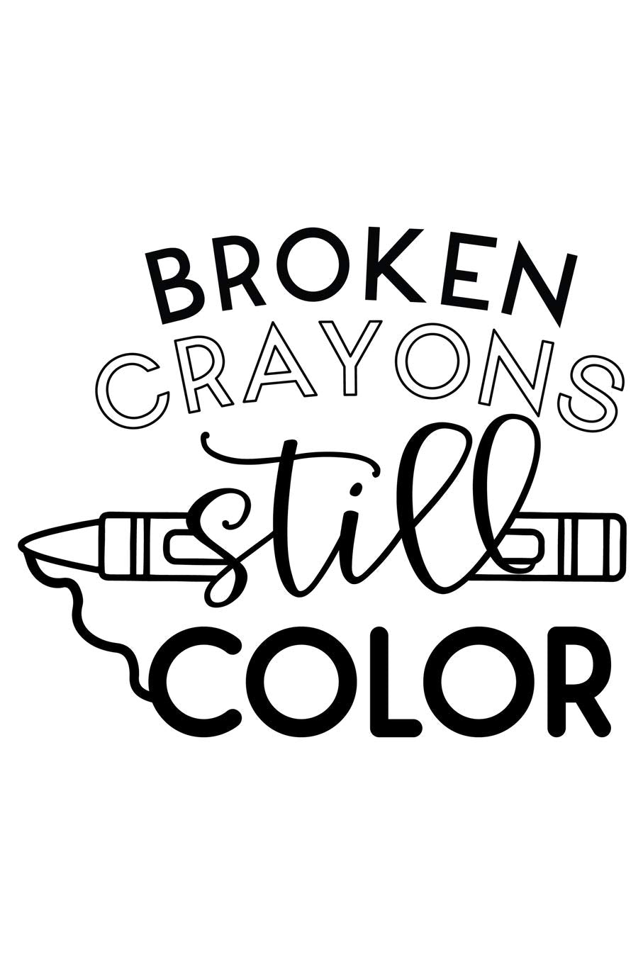 Broken Crayons Still Color: Lined Blank Notebook Journal With Funny Sassy Sayings, Great Gifts For Coworkers, Employees, Women, And Family Lifestyle