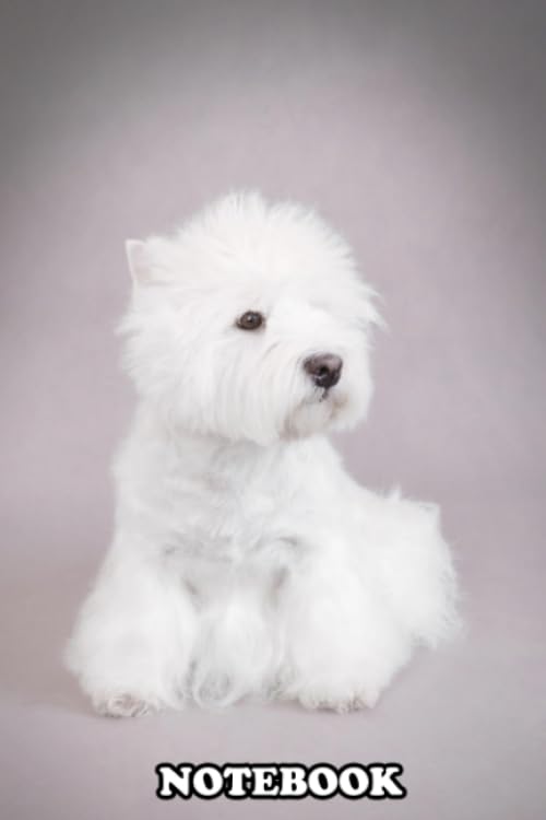 Notebook: West Highland White Terrier Portrait , Journal for Writing, College Ruled Size 6" x 9", 110 Pages Books