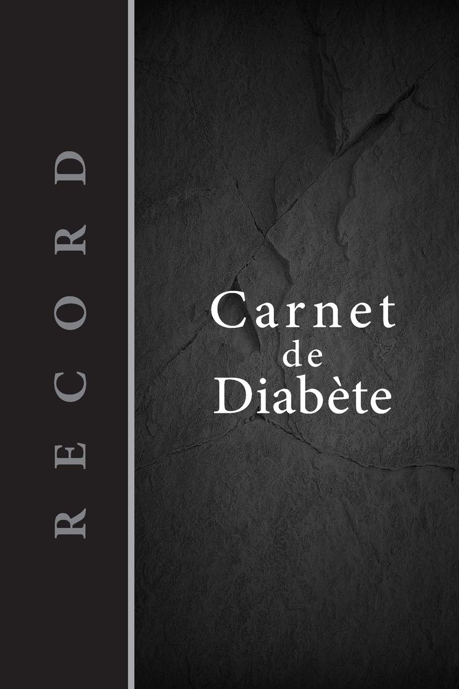 Carnet de Diabète: Carnet diabetique avec suivi de Glycémie sur 53 semaines | 111 pages, 15,24 x 22,86cm | Broché | Avant après, 5 moments de la journée | fond roche noire bandeau vertica Health, Nutrition & Fitness