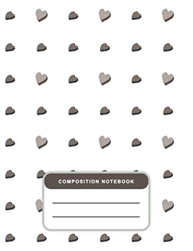 POLIEWL - Composition Notebook Wide Ruled 100 Sheets for Students, Kindergarten, Primary, 1st Grade, 2nd Grade, School, College, University, Professional, Size 8.5" x 11" Essays & Short Stories