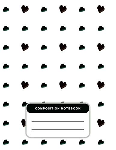 POLIEWD - Composition Notebook Wide Ruled 100 Sheets for Students, Kindergarten, Primary, 1st Grade, 2nd Grade, School, College, University, Professional, Size 8.5" x 11" Essays & Short Stories