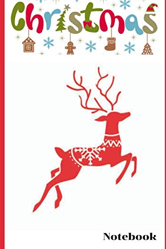Scandanvian Reindeer Christmas Notebook: Christmas Ruled Journal, Jotter, Keepsake, Memory book to Write or Draw In | Men, Women, Girls & Boys | 100 ... 9” Christmas Ruled Journal is a perfect gift Parents & Children