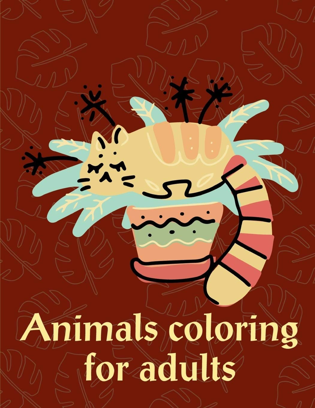 Animals Coloring For Adults: Art Beautiful and Unique Design for Baby ,Toddlers learning (Genius Activities, Band 4) Foreign Languages ​​& Dictionaries