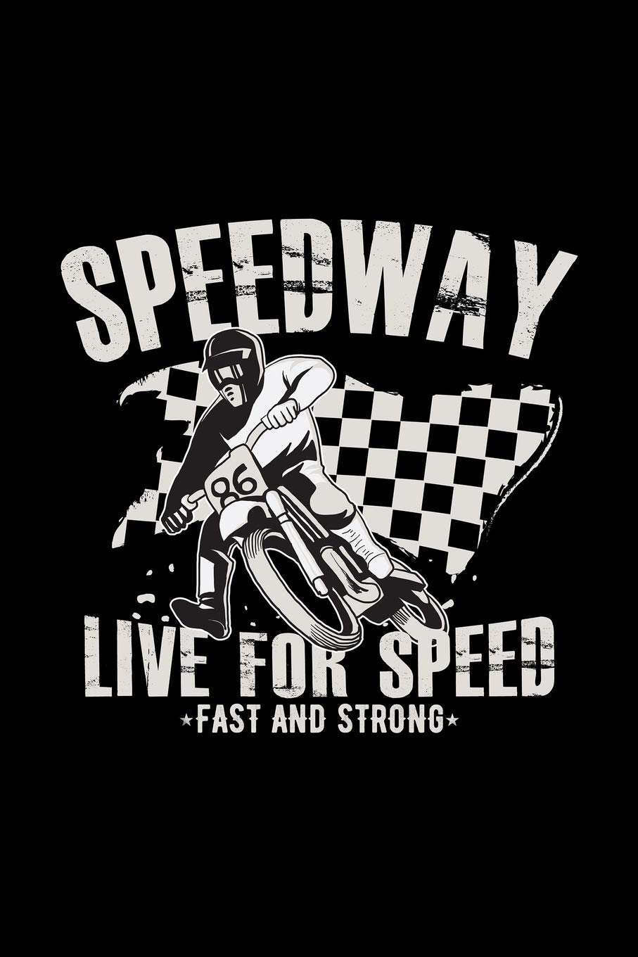 Speedway live for speed fast and strong: 6x9 Speedway | lined | ruled paper | notebook | notes Books