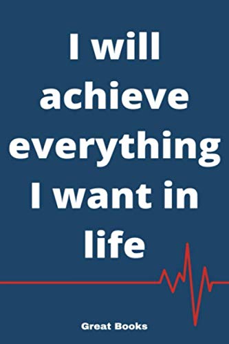 Notebook, I will achieve everything I want in life, Plan, notebook your goals, create, and grow your shining life in 2020, Never Stop Dreaming, ... Journal, Notebook, Diary, Composition Book Contemporary literature