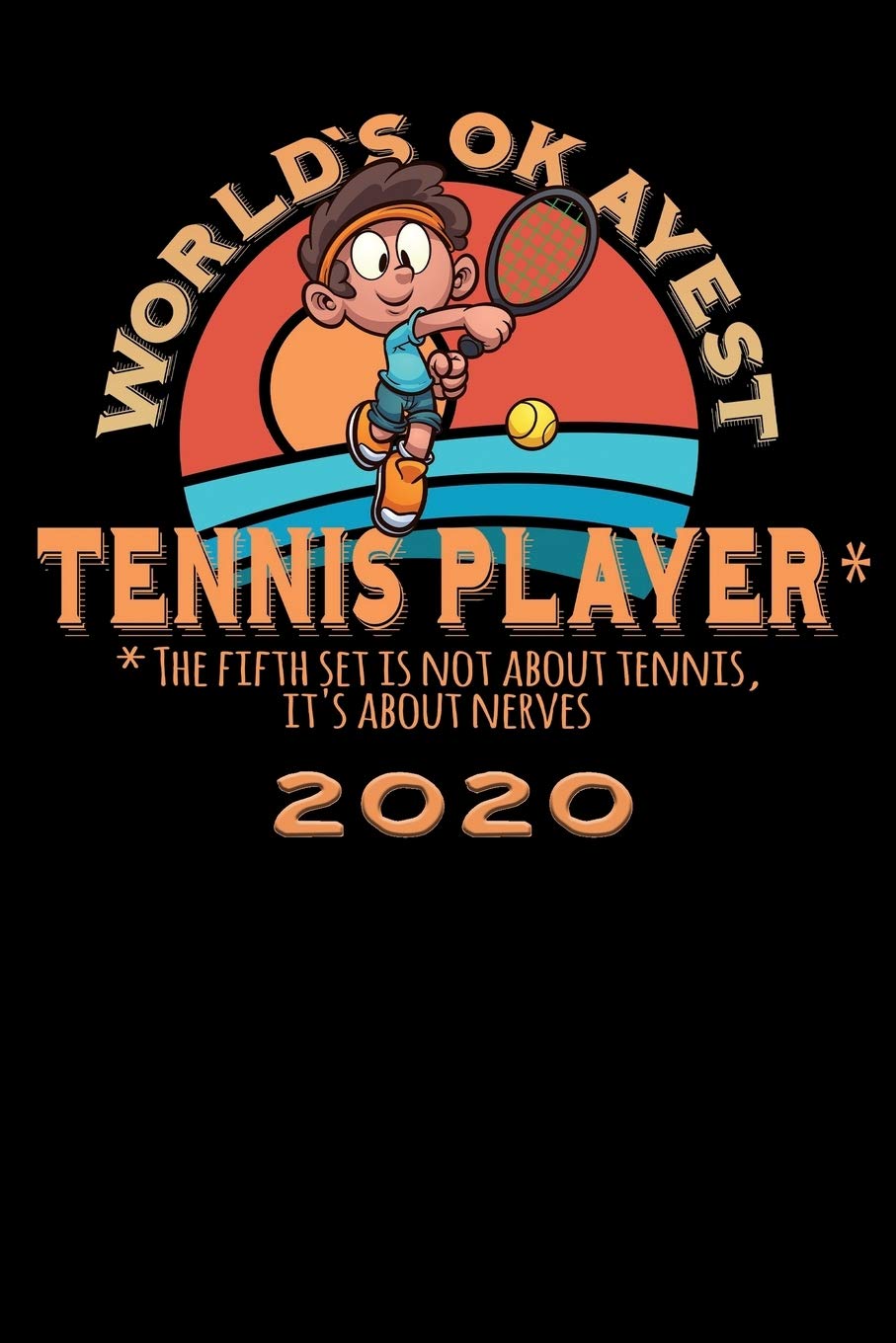 Terminkalender 2020: Worlds okayest Terminkalender und Tagesplaner ca DIN A5 farbig | 376 Seiten | 1 Seite pro Tag | Tennis | Tennisspieler Business, Finance & Career