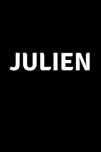 Julien: Personalized Notebook - Simple Gift for Man/Boyfriend/Boss named Julien Journal Diary (110 Pages, Blank, Lined 6 x 9 inches) (Names, Band 1491) Partnership & Love