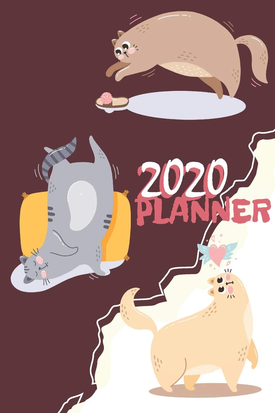 Planner 2020: Blank daily and weekly calendar 2020 to organize your life day by day! Perfect gift for cat lovers, entrepreneurs and students. Essays & Short Stories
