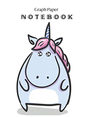 Graph Paper Notebook: Unicorn Is Real Dream Come True Unicorn Kawaii Notebook Graph Paper Notebook 1X1 cm for Kids and Student Themed Planner 8.5 x 11 ... 110 Pages for Learning Professional Business Study Guides