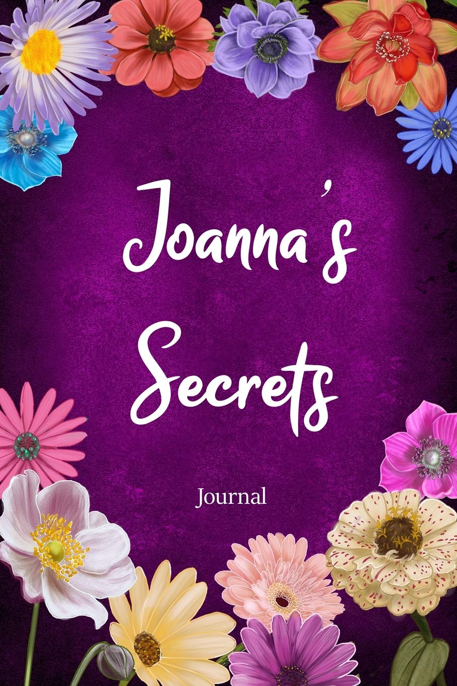 Joanna's Secrets Journal: Custom Personalized Gift for Joanna, Floral Pink Lined Notebook Journal to Write in with Colorful Flowers on Cover. (Customized Notebooks, Band 143) Self-help