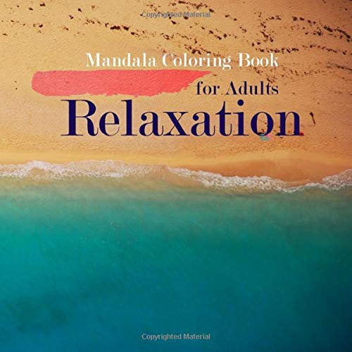 Mandala Coloring Book For Adults Relexation: Stress Relief Coloring Book with Over 70 Different Mandalas 8.5x8.5" Film, Art & Culture