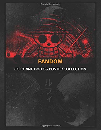 Coloring Book & Poster Collection: Fandom Pirate King Anime & Manga Books