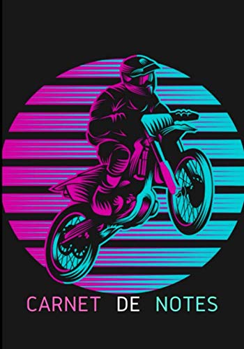 carnet de notes: Cahier de notes | 7*10 pouces | Fan de motos | Motocross | 120 pages avec lignes | Montrez au monde que vous aimez la moto | Leisure & Fun