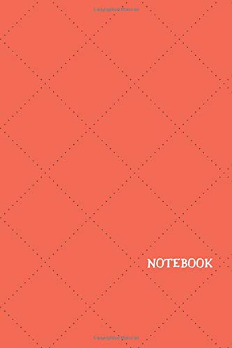 Tomato Color Notebook - Soft Cover, Checkered notebook, White Paper: Notebook, Journal, Diary (110 Pages, 6 x 9) Contemporary literature