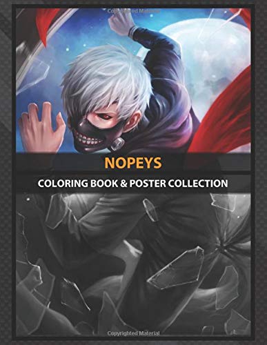 Coloring Book & Poster Collection: Nopeys Highquality Metal From Amazing Set 1 Collection Anime & Manga Books