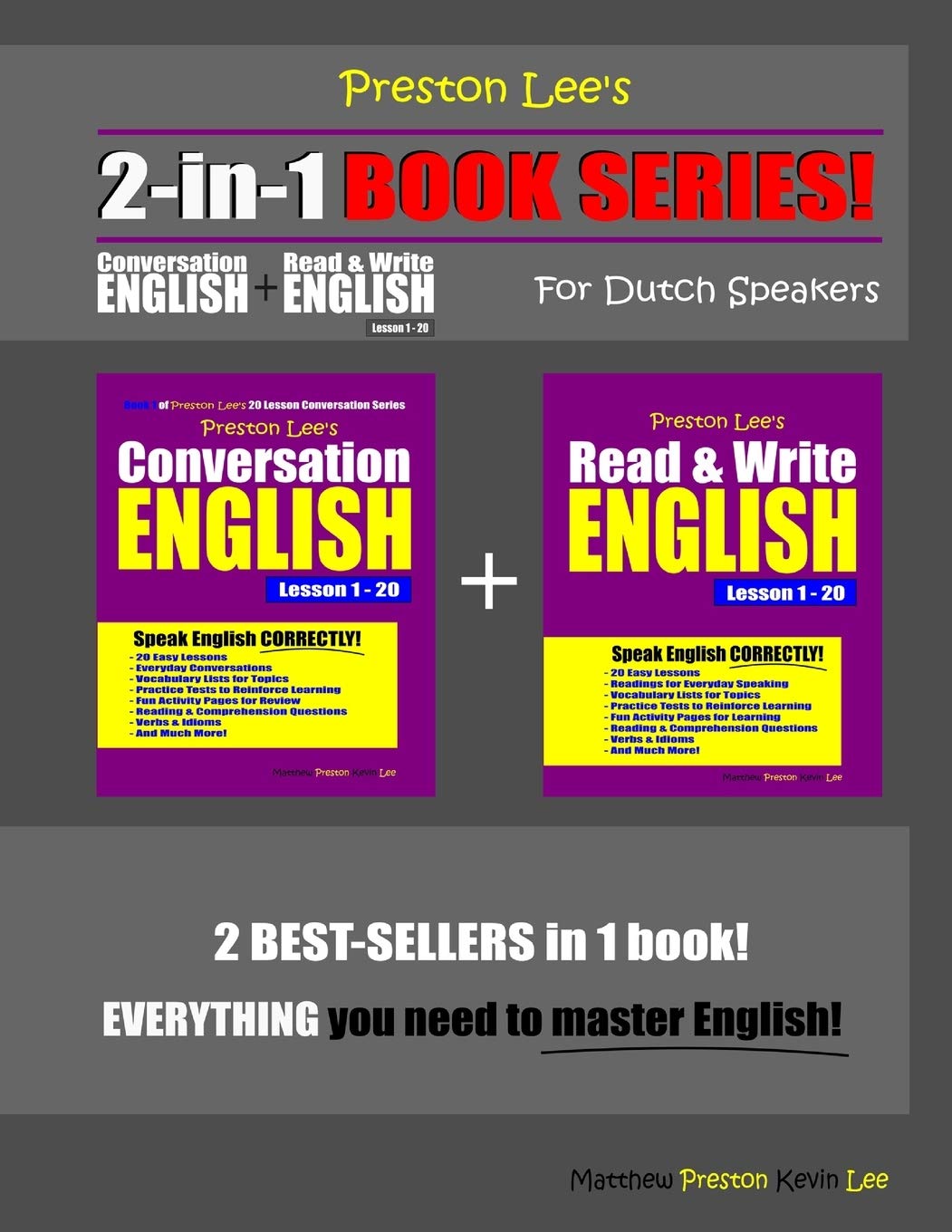 Preston Lee’s 2-in-1 Book Series! Conversation English & Read & Write English Lesson 1 – 20 For Dutch Speakers (Preston Lee's English For Dutch Speakers) Foreign Languages ​​& Dictionaries