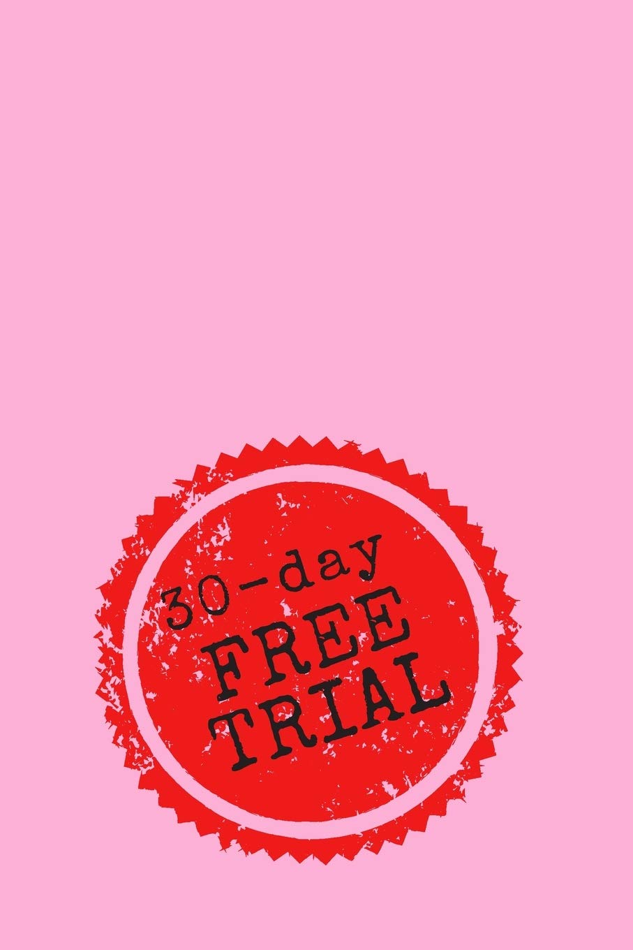 30-Day FREE TRIAL: Original Gag Gift, Novelty Notebook, Humor Journal, Diary, Doodle Book (110 page, 6x9 inches) Blank Dot Grid Paper Business, Finance & Career