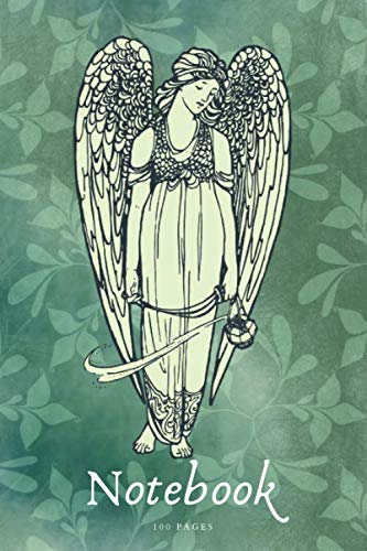 Notebook / Journal : Diary, Daily Memory Journal, Composition Book, Angel and Flowers ( 6" x 9" ) / 100 pages: Pretty Inspirational Journal For Women ... Thought, Musing, Concepts (First, Band 1) Lifestyle