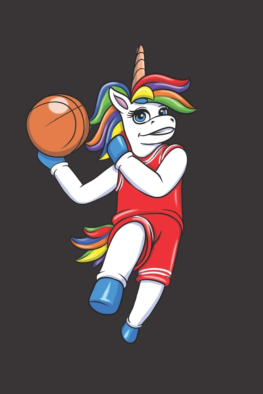 Composition Notebook: Unicorn Basketball Player Cute Journal for Girls Composition Size 6 x 9" 120 Blank Lined Pages Leisure & Fun