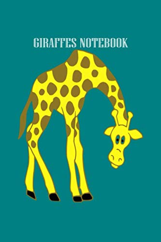 GIRAFFES NOTEBOOK: giraffe - 50 sheets, 100 pages - 8 x 10 inches Non-fiction