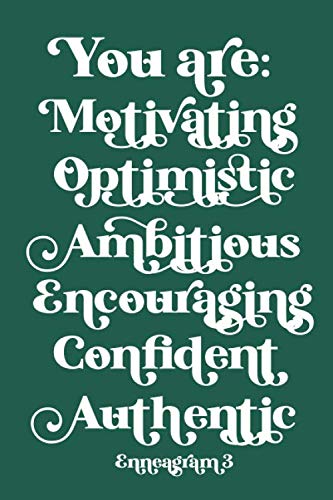Enneagram 3 Notebook-6x9 100 PAGES COLLEGE RULED Philosophy
