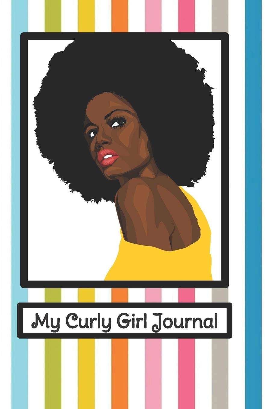 Curly girl hair diary - stripes design: a journal to track your curly girl progress Business, Finance & Career