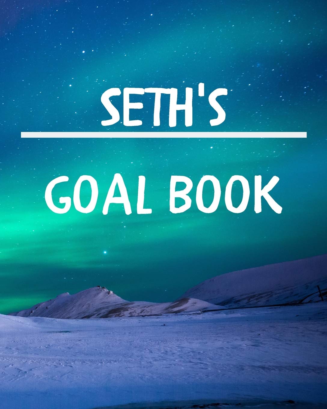 Seth's Goal Book: New Year Planner Goal Journal Gift for Seth / Notebook / Diary / Unique Greeting Card Alternative Books