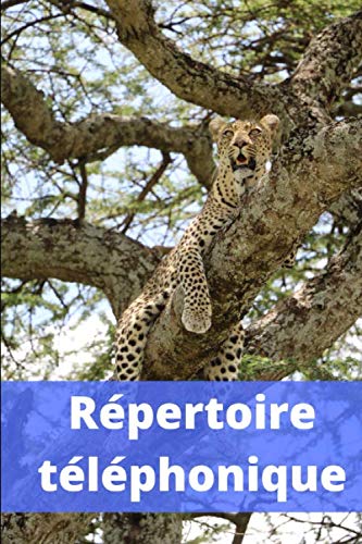 Répertoire téléphonique: Carnet d’adresses alphabétique modèle chat félin animal book
