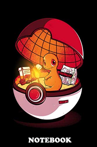 Notebook: Red Pokehosue , Journal for Writing, College Ruled Size 6" x 9", 110 Pages Books
