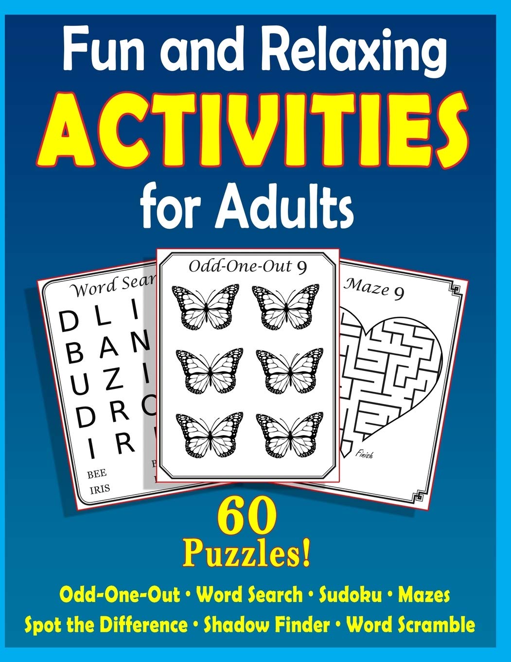 Fun and Relaxing Activities for Adults: Puzzles for People with Dementia (Easy Activities, Band 1) Medicine
