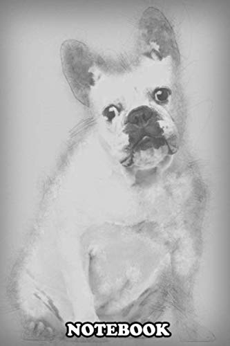 Notebook: French Bulldog 2 Years Old Sitting , Journal for Writing, College Ruled Size 6" x 9", 110 Pages book