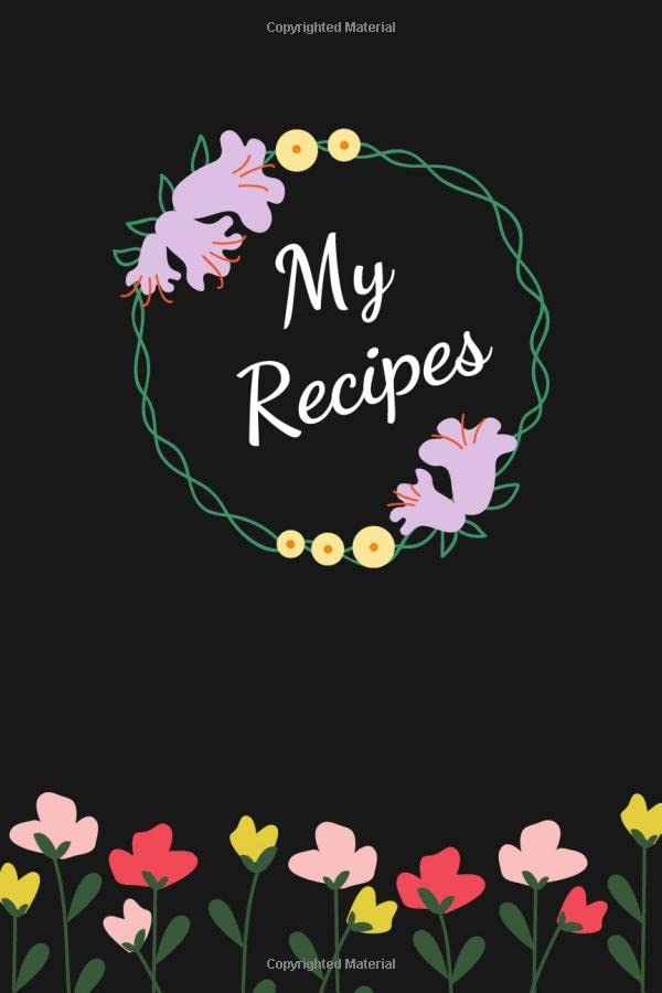 Favorite Recipes: Personalized blank cookbook journal for recipes to write in for women, girls, teens: Size 6 x 9 inch Learning & Reference