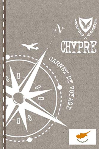 Chypre Carnet de Voyage: Cahier de Voyageurs Dot Grid Pointillé A5 - Dotted Journal de bord pour Ecrir. Livre pour l'écriture, dessiner. Souvenirs d'activités vacances - Notebook á points Travel