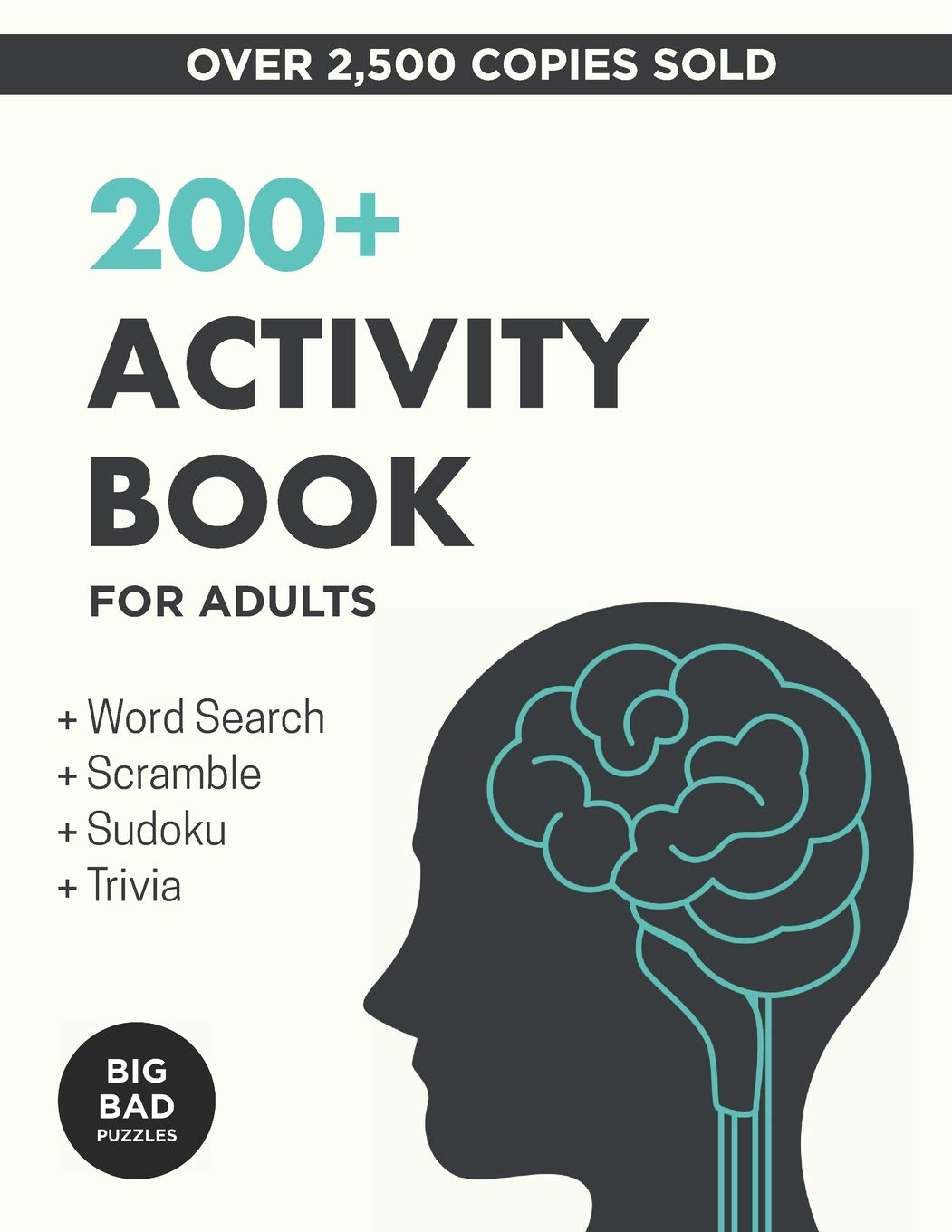 200+ Activity Book for Adults: Puzzles, Word Games & Trivia to Develop a Healthy Mind Leisure & Fun