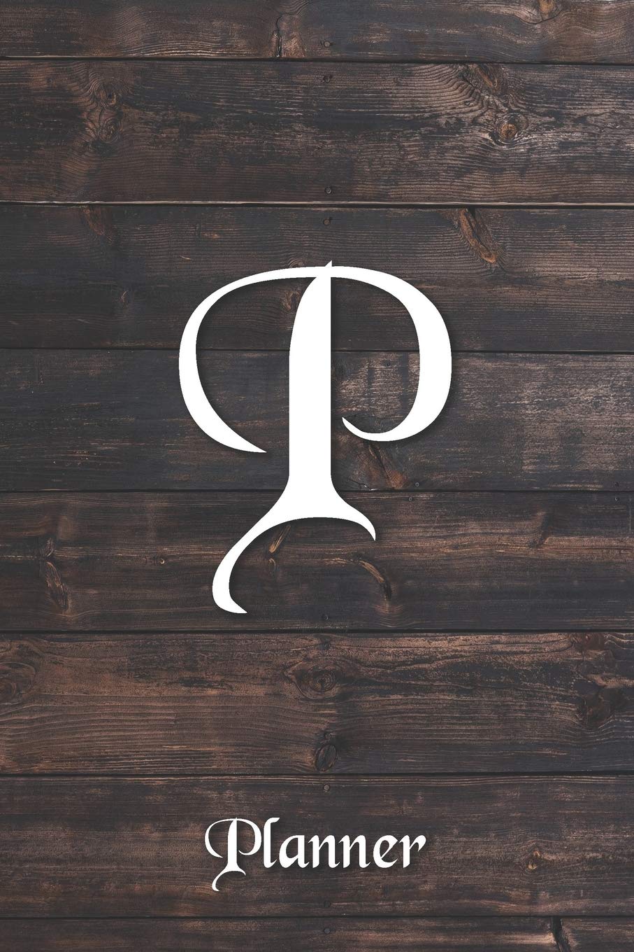 P: Letter Journal Monogram Minimalist Lined Notebook To Do List Undated Daily Planner for Personal and Business Activities with Check Boxes to Help ... to Get Organized (9 x 6 inches 120 pages) Business, Finance & Career